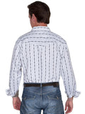 Scully WHITE SKULL STRIPE Shirt - Scully Leather