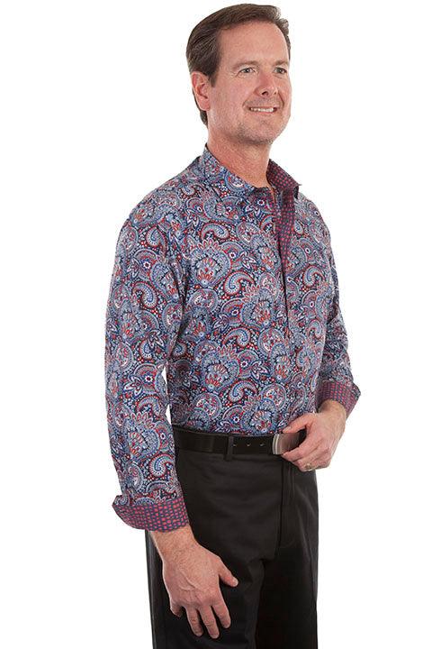Scully INK TOP SHELF "PAISLEY" SHIRT - Flyclothing LLC