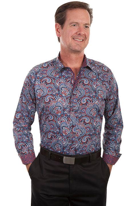 Scully INK TOP SHELF "PAISLEY" SHIRT - Flyclothing LLC