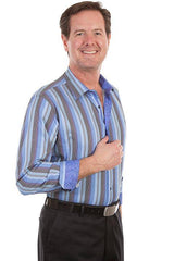 Scully SKY TOP SHELF "STRIPE" SHIRT - Scully Leather - Flyclothing LLC