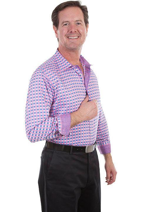 Scully RAZZ TOP SHELF "CHECK" SHIRT - Scully Leather - Flyclothing LLC