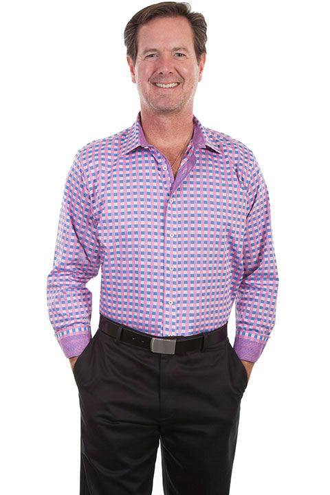 Scully RAZZ TOP SHELF "CHECK" SHIRT - Scully Leather - Flyclothing LLC