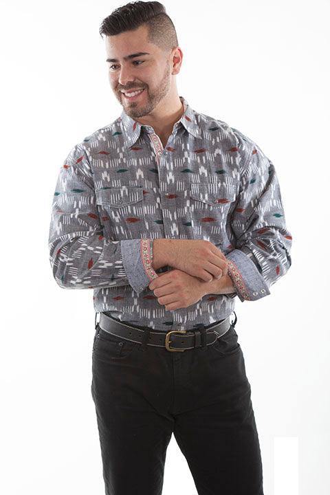 Scully CHARCOAL SIGNATURE SHIRT - Flyclothing LLC