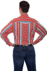 Scully CORAL SOUTHWEST SIGNATURE SHIRT - Scully Leather - Flyclothing LLC