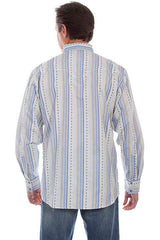 Scully BLUE SIGNATURE ELECTION SHIRT - Scully Leather - Flyclothing LLC
