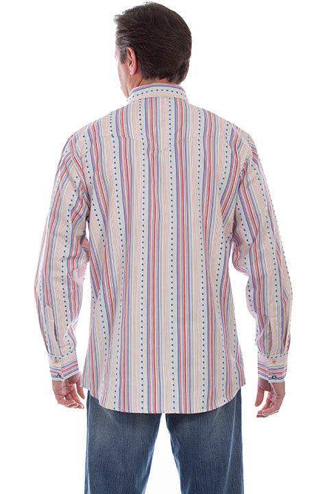 Scully RED WHITE & BLUE SIGNATURE ELECTION SHIRT - Scully Leather - Flyclothing LLC