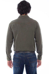 Scully ARMY TENCEL SHIRT - Scully Leather - Flyclothing LLC