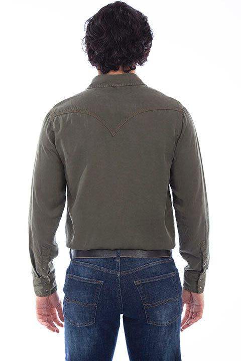 Scully ARMY TENCEL SHIRT - Scully Leather - Flyclothing LLC