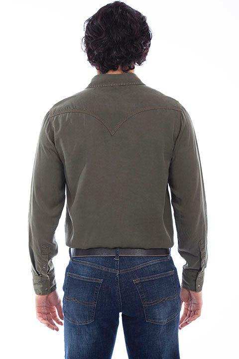 Scully ARMY TENCEL SHIRT - Scully Leather - Flyclothing LLC