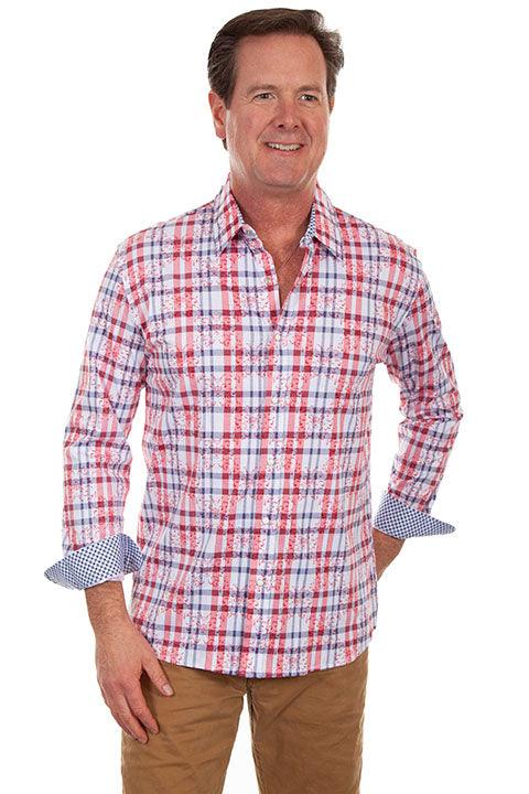 Scully RED SIGNATURE SOFT PLAID L/S SHIRT - Flyclothing LLC