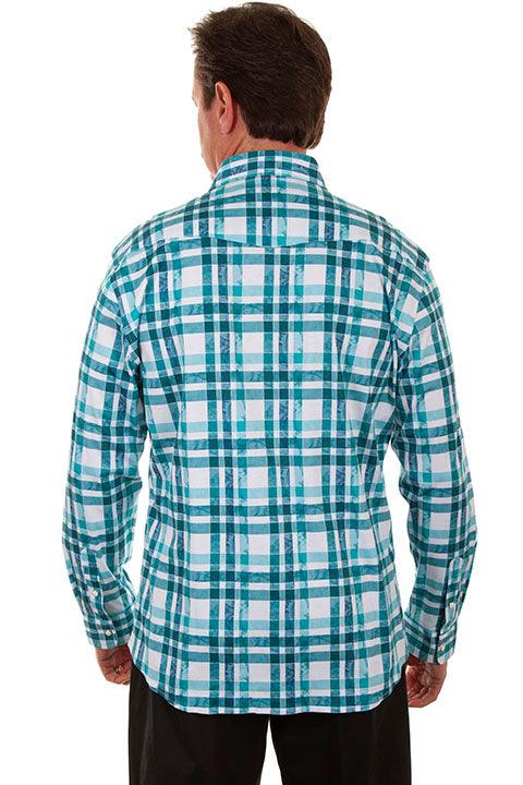 Scully GREEN SIGNATURE SOFT PLAID L/S SHIRT - Flyclothing LLC