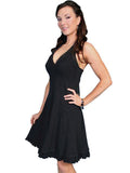 Scully BLACK HALTER DRESS PERUVIAN COTTON - Scully Leather