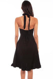 Scully BLACK HALTER DRESS PERUVIAN COTTON - Scully Leather