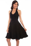 Scully BLACK HALTER DRESS PERUVIAN COTTON - Scully Leather