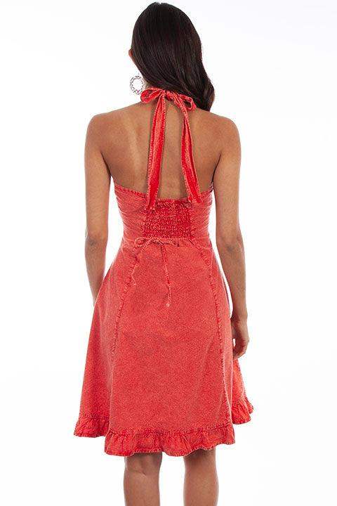 Scully BRICK HALTER DRESS PERUVIAN COTTON - Scully Leather - Flyclothing LLC