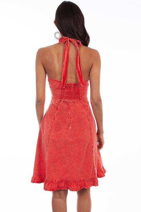Scully BRICK HALTER DRESS PERUVIAN COTTON - Scully Leather - Flyclothing LLC