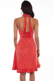 Scully BRICK HALTER DRESS PERUVIAN COTTON - Scully Leather
