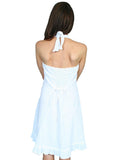 Scully WHITE HALTER DRESS PERUVIAN COTTON - Scully Leather