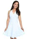 Scully WHITE HALTER DRESS PERUVIAN COTTON - Scully Leather