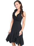 Scully BLACK HALTER DRESS PERUVIAN COTTON - Scully Leather