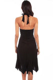 Scully BLACK HALTER DRESS PERUVIAN COTTON - Scully Leather