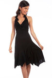 Scully BLACK HALTER DRESS PERUVIAN COTTON - Scully Leather