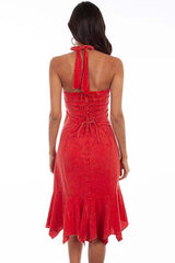 Scully BRICK HALTER DRESS PERUVIAN COTTON - Scully Leather - Flyclothing LLC