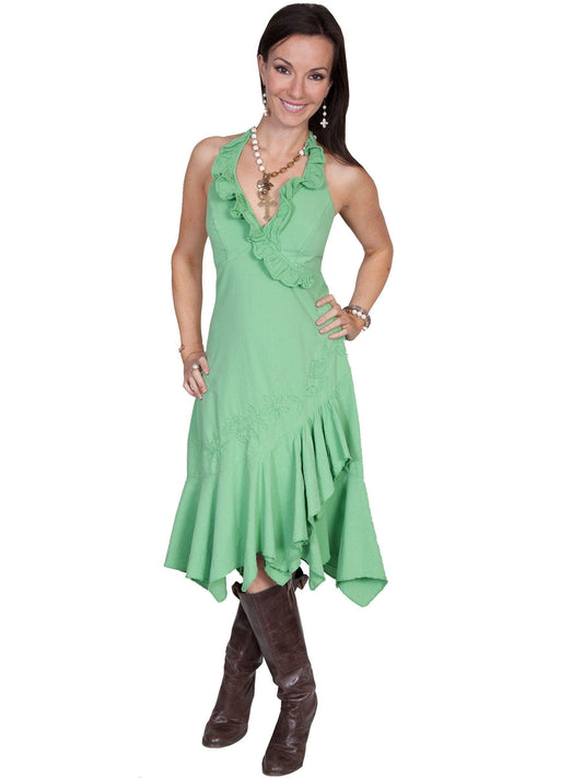 Scully HEMLOCK HALTER DRESS PERUVIAN COTTON - Flyclothing LLC
