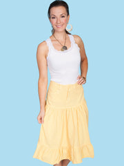 Scully YELLOW BELT LOOP SKIRT - Flyclothing LLC