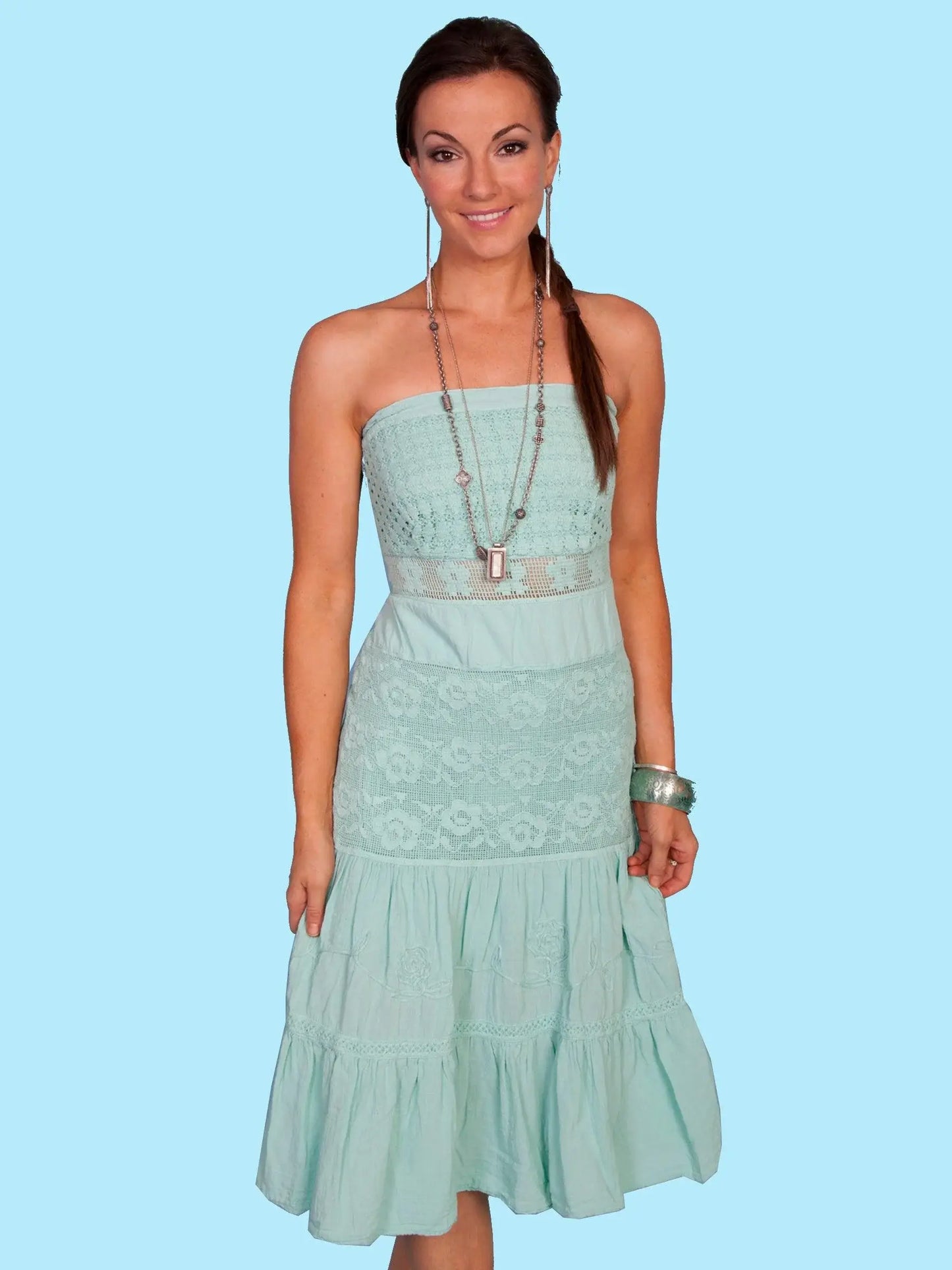 Scully MINT TUBE TOP DRESS - Scully Leather - Flyclothing LLC