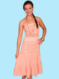 Scully PEACH TUBE TOP DRESS - Scully Leather