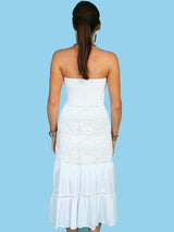 Scully WHITE TUBE TOP DRESS - Scully Leather - Flyclothing LLC