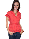 Scully CAYENNE CAPSLEEVE BLOUSE - Scully Leather - Flyclothing LLC