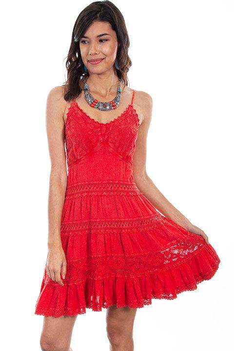 Scully BRICK DRESS W/SPAGHETTI STRAPS - Scully Leather - Flyclothing LLC