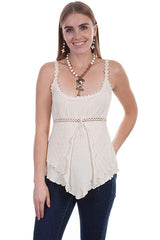 Scully NATURAL COTTON LAYERED CAMI - Flyclothing LLC