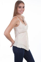 Scully NATURAL COTTON LAYERED CAMI - Flyclothing LLC
