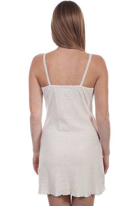 Scully NATURAL LAYERED COTTON DRESS KEYHOLE FRONT - Scully Leather - Flyclothing LLC