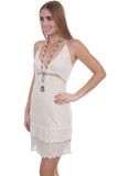 Scully NATURAL TIE BACK SHORT COTTON DRESS - Scully Leather