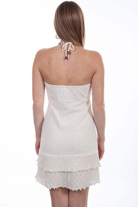 Scully NATURAL TIE BACK SHORT COTTON DRESS - Scully Leather - Flyclothing LLC