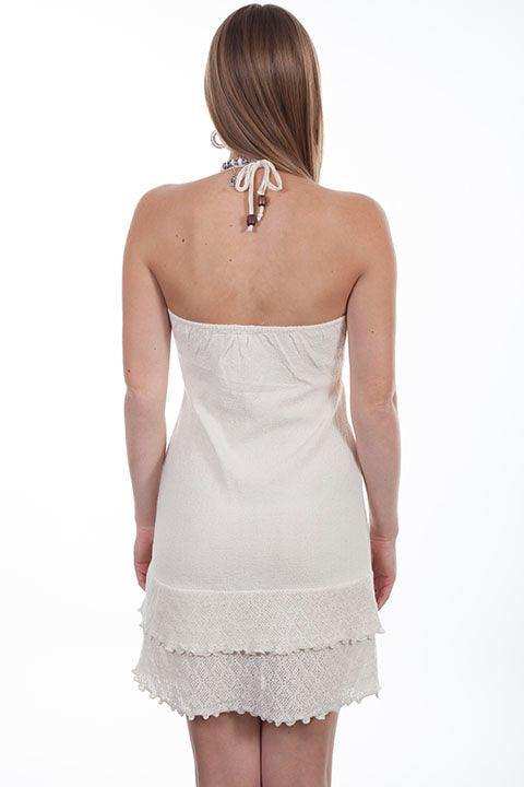 Scully NATURAL TIE BACK SHORT COTTON DRESS - Scully Leather - Flyclothing LLC