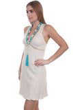 Scully NATURAL CROCHET STRAP "X" BACK DRESS - Scully Leather