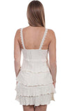 Scully NATURAL CROCHET STRAP LAYERED DRESS - Scully Leather
