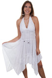 Scully WHITE HALTER STRAP DRESS - Scully Leather
