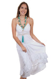 Scully WHITE SPAGHETTI STRAP DRESS - Scully Leather - Flyclothing LLC