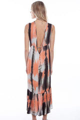 Scully CORAL CROCHET NECK TIE DYE DRESS - Scully Leather - Flyclothing LLC