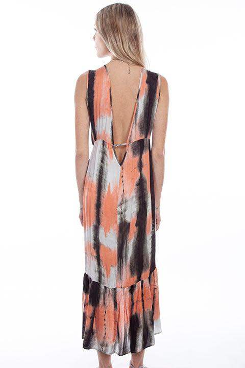 Scully CORAL CROCHET NECK TIE DYE DRESS - Scully Leather - Flyclothing LLC