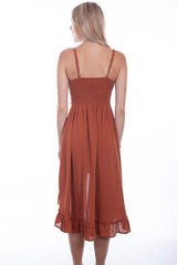 Scully Leather Ginger Spaghetti Strap Dress - Scully Leather - Flyclothing LLC
