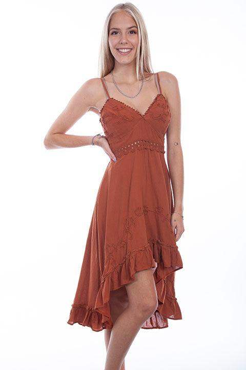 Scully Women's Spaghetti Strap Hi-Lo Dress
