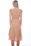 Scully Leather Toast Crochet Cap Sleeve Dress - Scully Leather