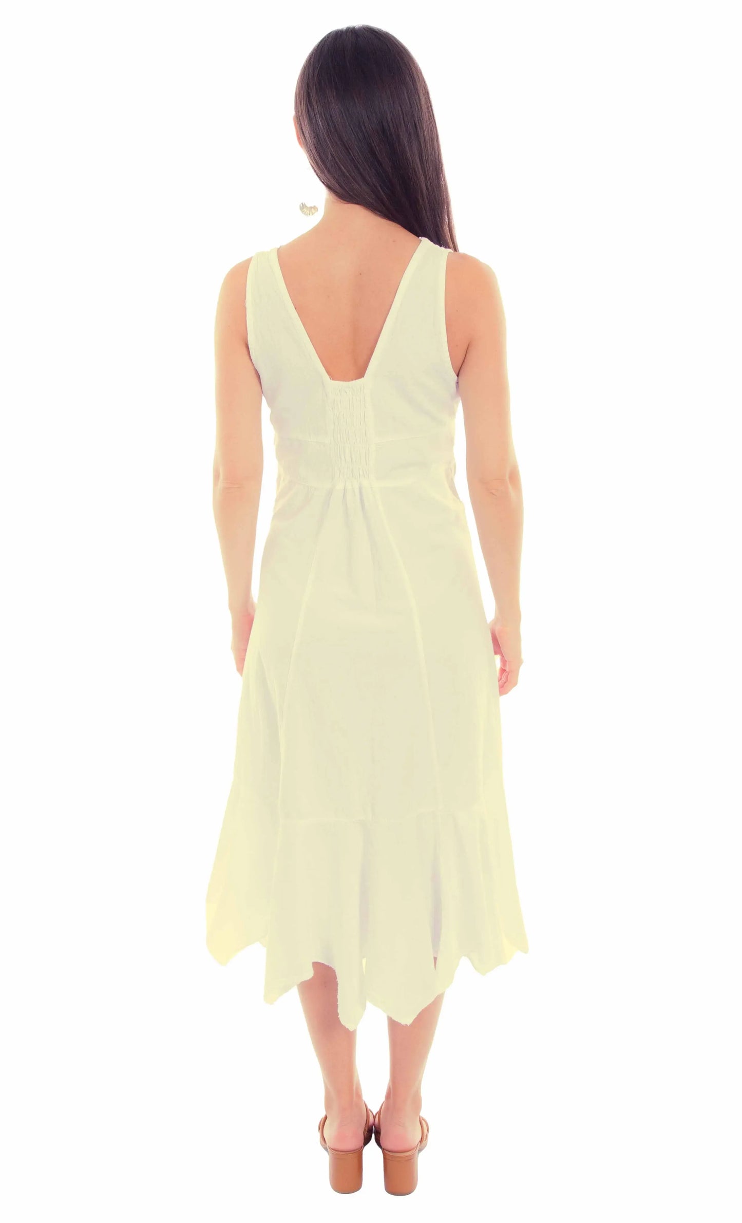 Scully Leather Cantina Vanilla Sleeveless Dress - Scully Leather - Flyclothing LLC